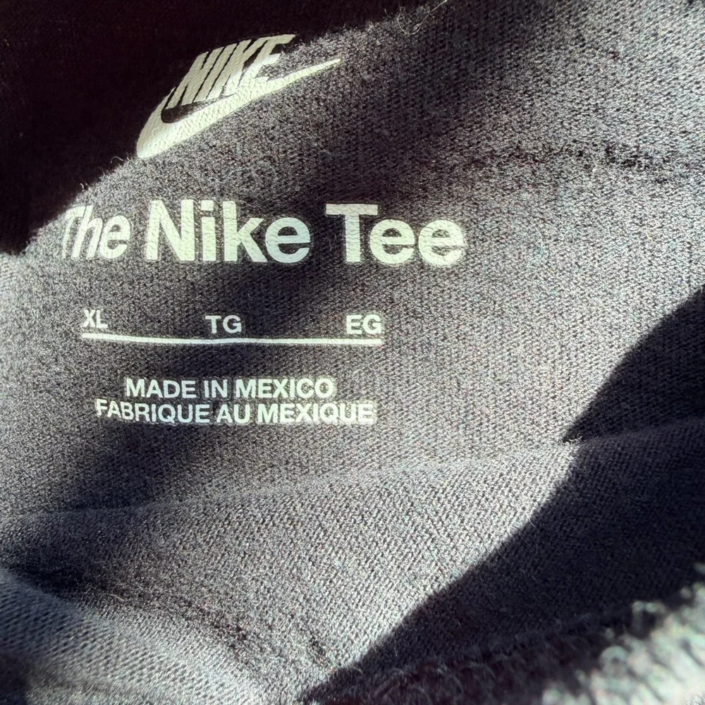 Nike Black‎ Tee with White Logo